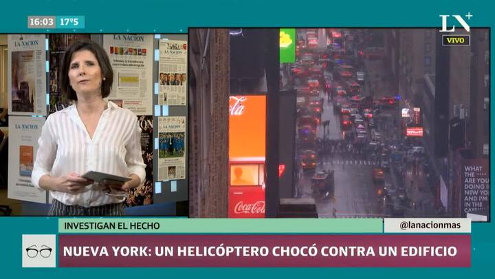Nueva York: Un muerto tras chocar un helicóptero contra un edificio en Manhattan