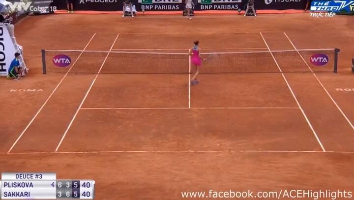 Así fue la descontrolada reacción de Karolina Pliskova por un fallo arbitral - Fuente: Twitter