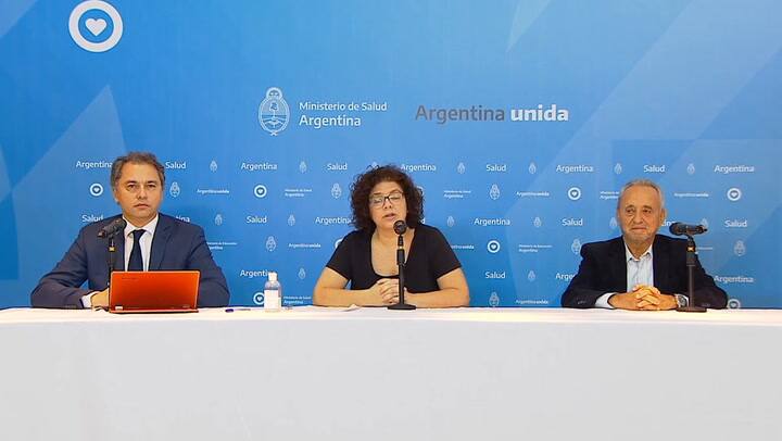 Reporte diario desde el Ministerio de Salud del 7 de Abril de 2020 - Fuente: Casa Rosada