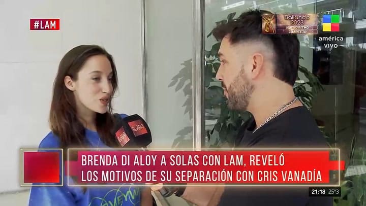 Brenda Di Aloy culpo a Coti Romero de su separacion de Cris Vanadia y conto por que