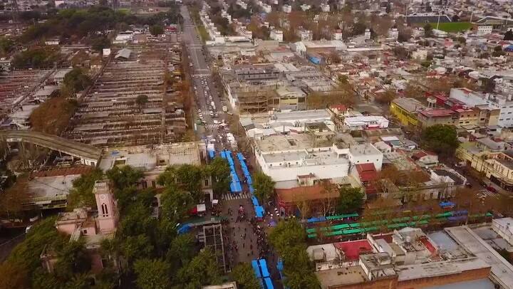 Feria de Mataderos desde el drone de LN