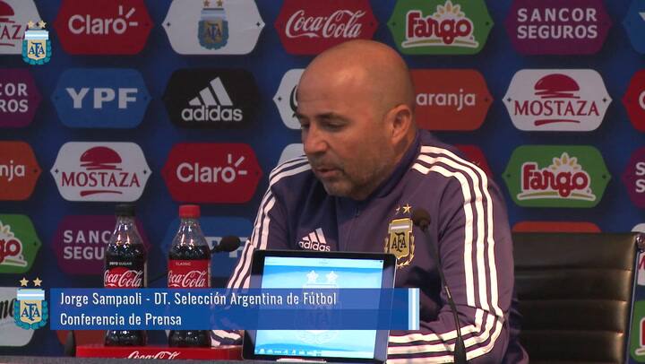 Conferencia de prensa completa de Jorge Sampaoli previo al partido Argentina - Italia