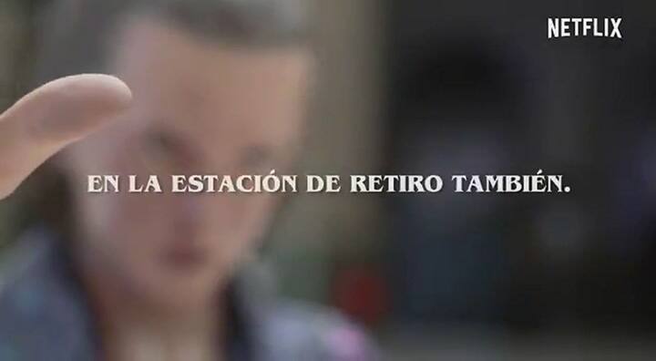 De Once a Retiro, pasando por el Upside Down. ¿Ya te cruzaste con Eleven?. Fuente: Twitter