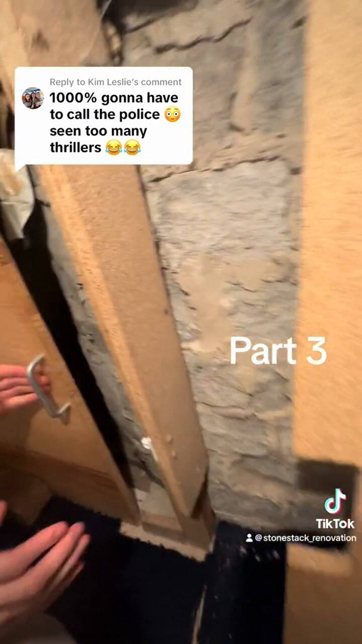 Responde al inesperado hallazgo en su propiedad