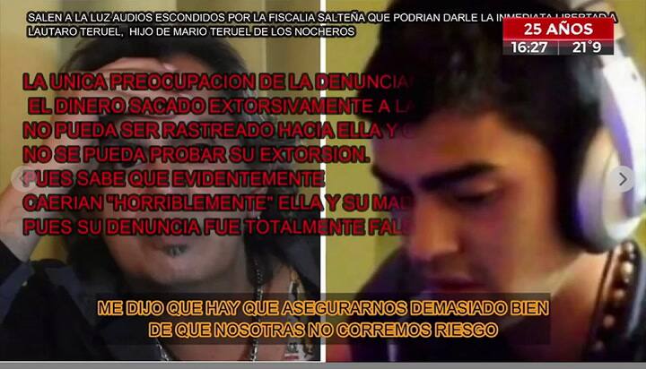 La denunciante y su madre hablan sobre el pedido de dinero 1 - Gentileza: Crónica TV