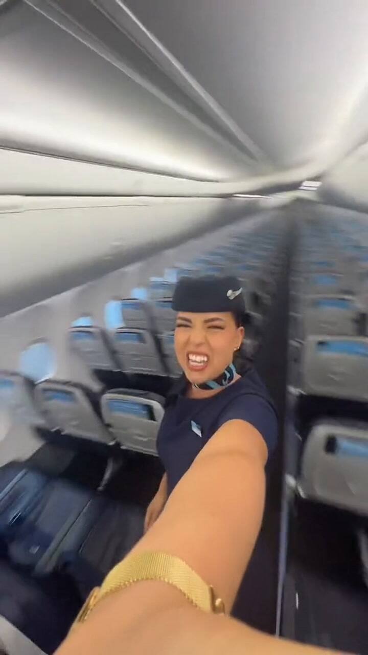 La azafata comparte cómo es su vida laboral
