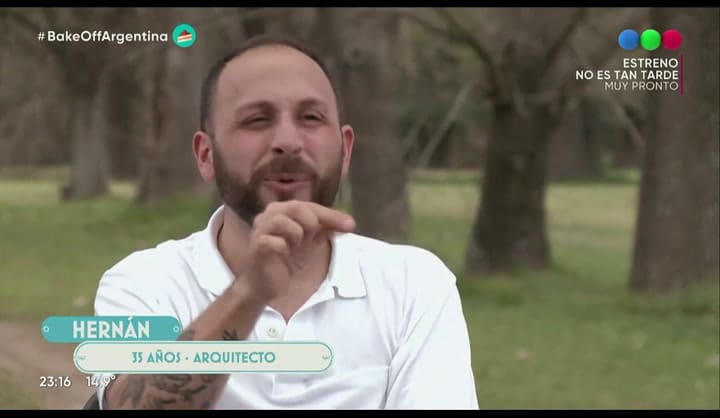 El TOC de Damián Betular que desconcertó a un participante de Bake Off Argentina