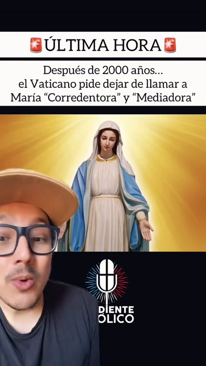 El Vaticano pidió dejar de llamar a la Virgen María “corredentora”