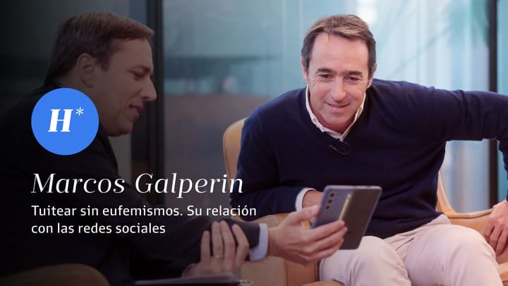 Galperin habló sobre su relación con las redes sociales