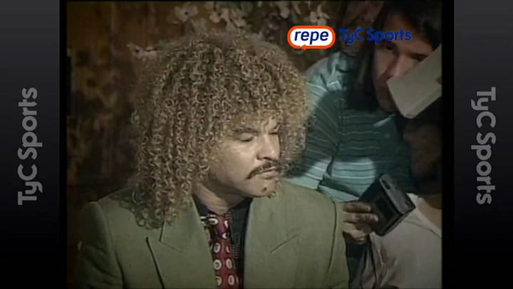 Valderrama y la presentacion en Newell's durante 1995