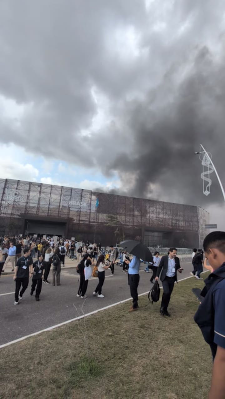 Incendio en la sede del COP30