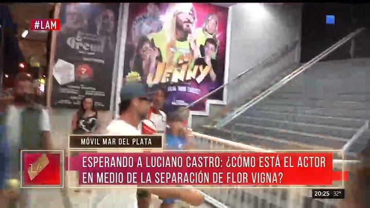 La actitud de Luciano Castro luego de que Flor Vigna confirmara la separacion