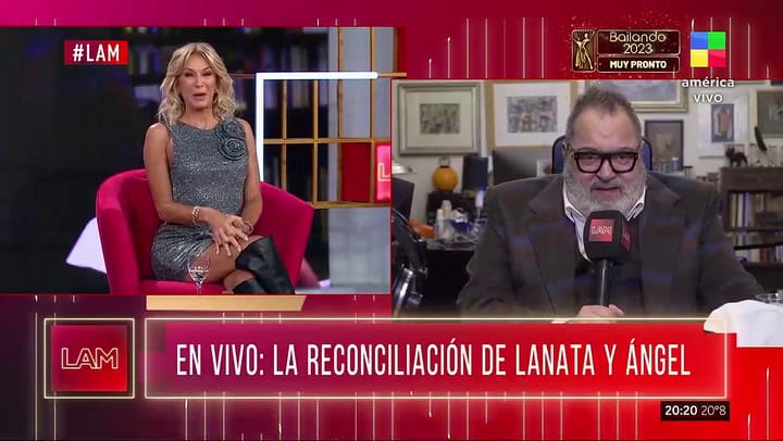 El divertido ida y vuelta de Jorge Lanata y Yanina Latorre
