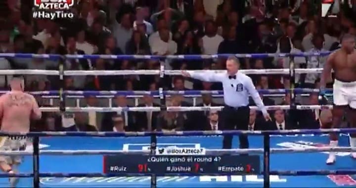 El emocionante relato de la victoria de Andy Ruiz en la TV Azteca
