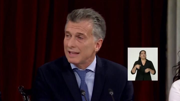 Mauricio Macri: 'Lo peor ya pasó'