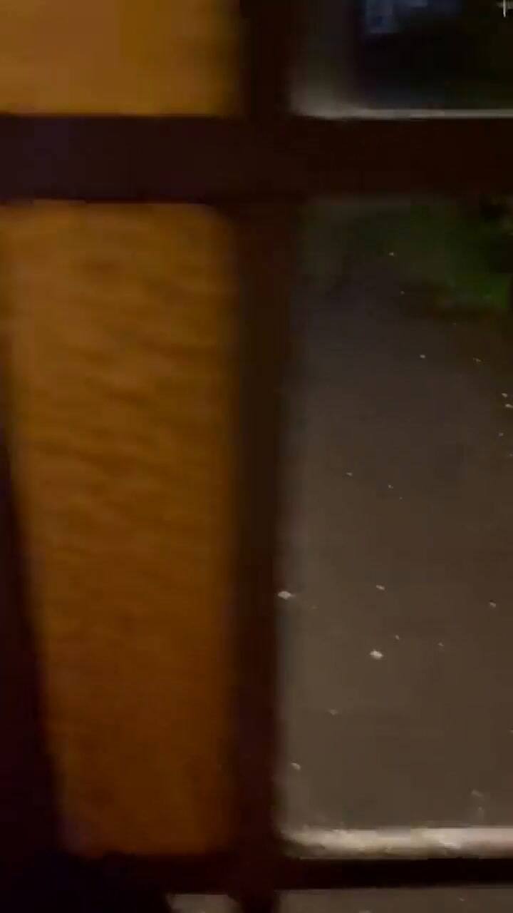 Fuerte temporal de granizo azotó a la ciudad bonaerense de Pergamino