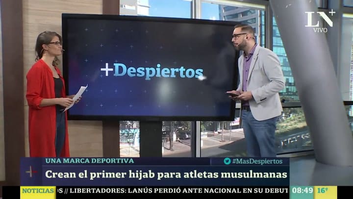Crean el primer hijab para atletas musulmanas - Romina Salusso en Más Despierto
