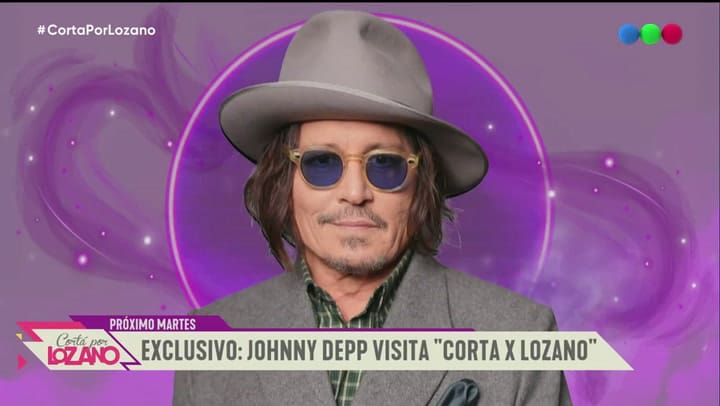 Verónica Lozano sorprendió a los fanáticos de Johnny Depp con un anuncio muy especial