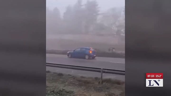 Choque multiple en Finlandia: mas de 50 autos