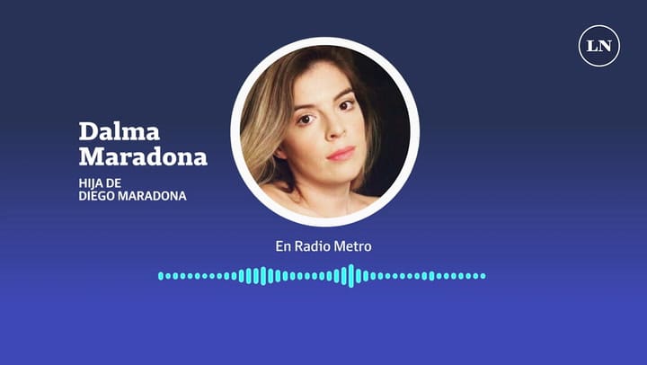 Las lágrimas de Dalma Maradona al hablar al aire de Diego