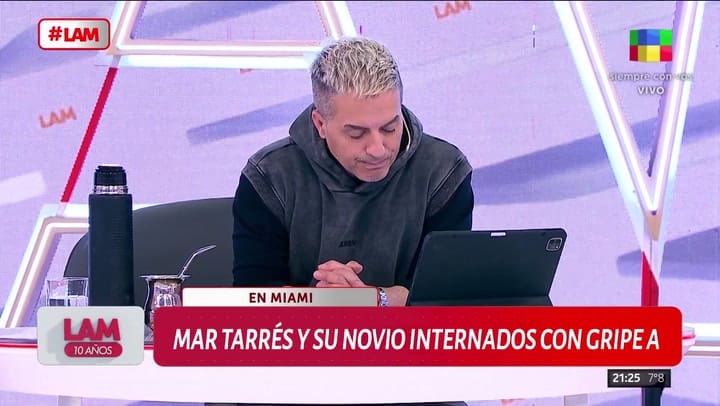 Ángel De Brito explicó cómo es la situación de salud de Mar Tarrés y su novio