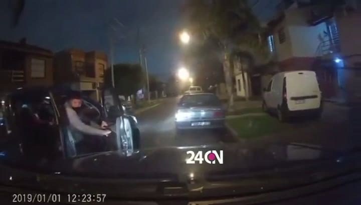 La desesperación en primera persona: como no podían romper el auto porque es blindado le dispararon