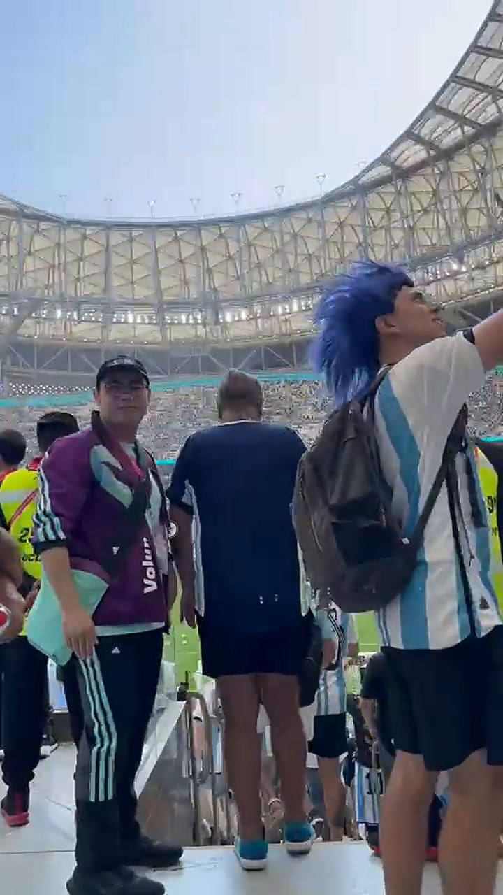 video entrada a la cancha