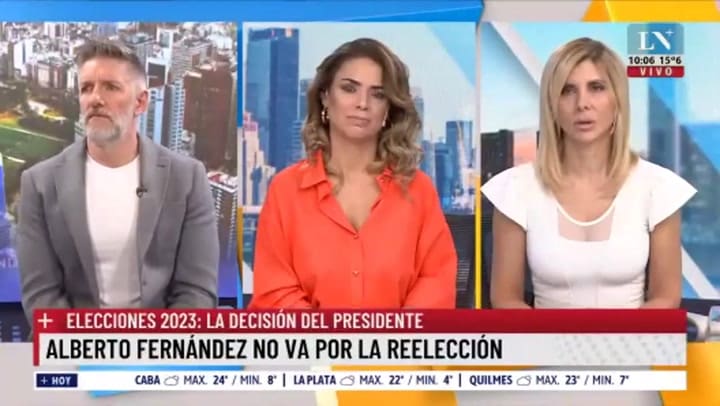Es lo más razonable', Novaresio sobre la renuncia a la candidatura de Alberto Fernández