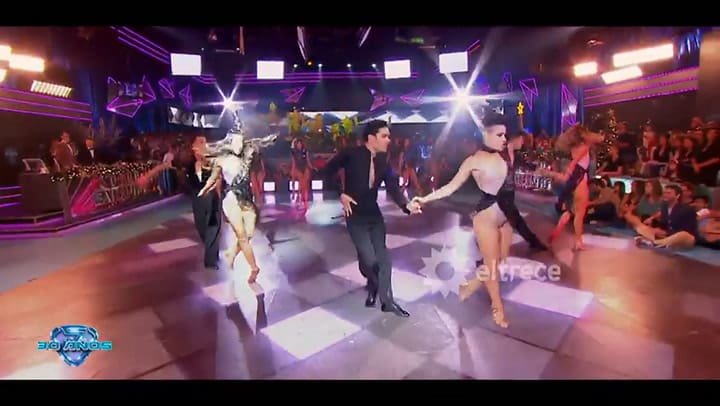 El baile del jurado y del BAR en ShowMatch - Fuente: eltrece