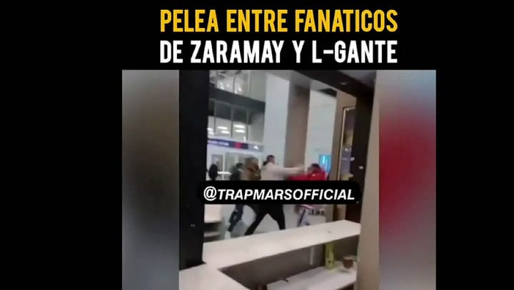 El enfrentamiento entre los fanáticos de L-Gante y los de Zaramay