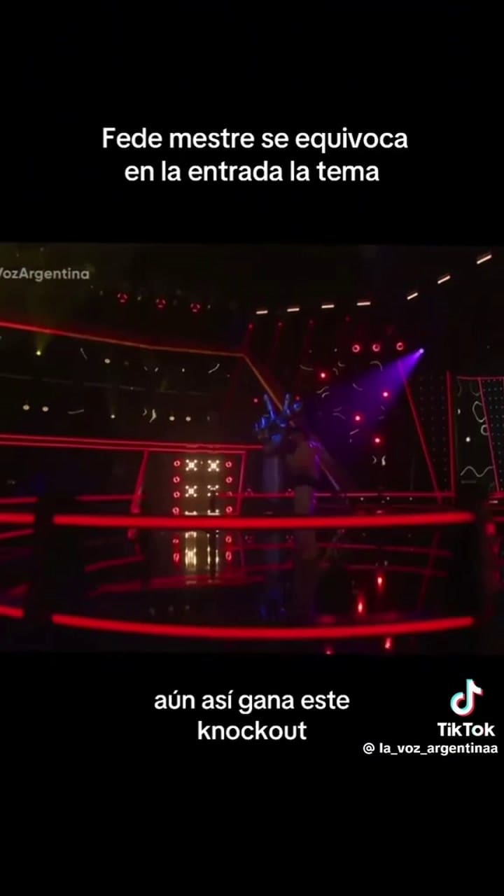 El primer yerro de Federico Mestre en La Voz Argentina