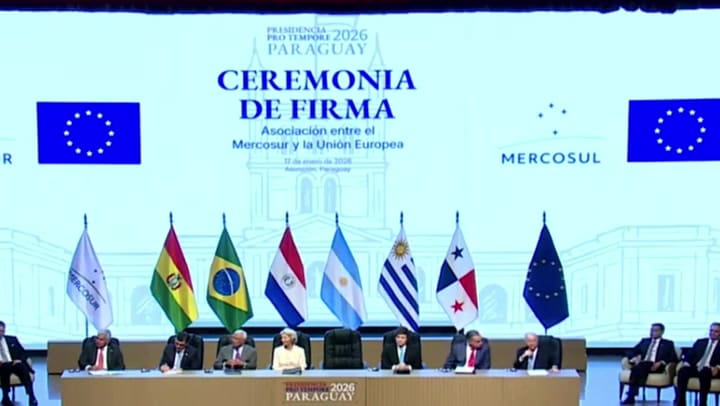 La reacción de Milei cuando Peña reconoció a Lula en su discurso