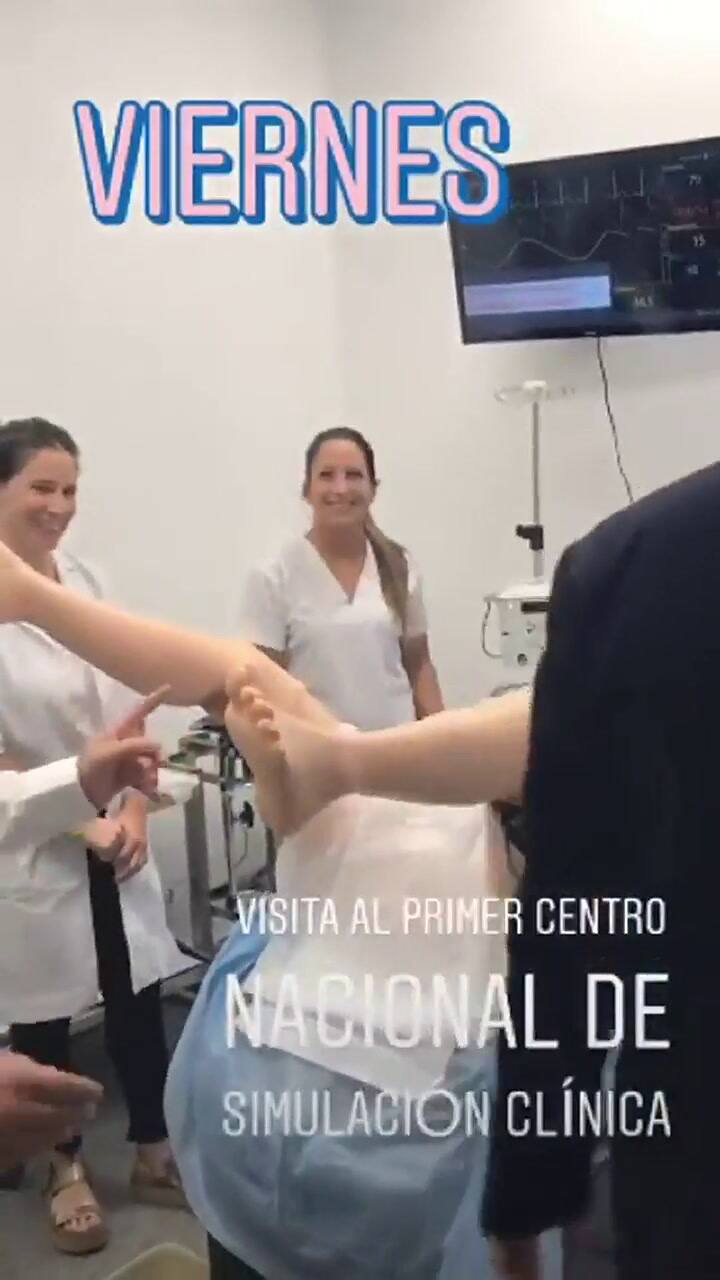 Macri visitó un centro de formación para enfermeros - Fuente: Instagram