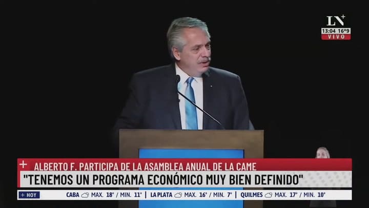 Alberto Fernández: 'estamos reconstruyendo paulatinamente el salario real'