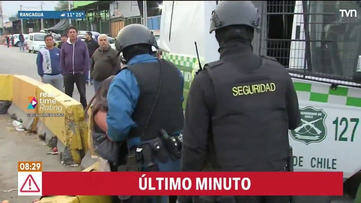 La detuvieron en Chile, le quitó el arma a un guardia y empezó a los tiros