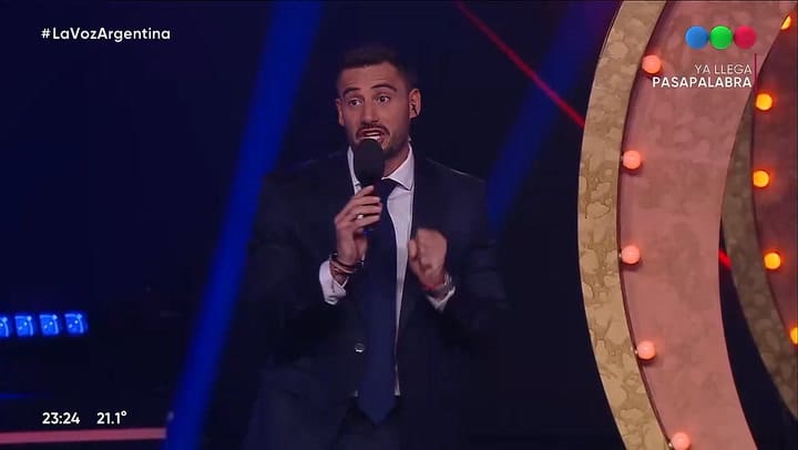 El anuncio de Nicolas Occhiato en La Voz Argentina