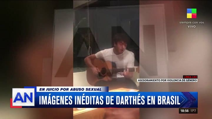 Las primeras imágenes de Juan Darthés desde su intimidad en Brasil