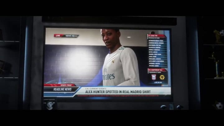 Vuelve Alex Hunter al FIFA 18