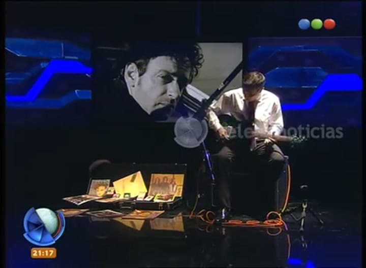 Así despidió Telefe Noticias a Gustavo Cerati