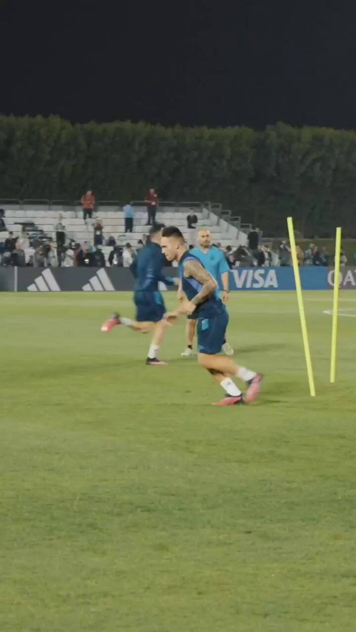 Último entrenamiento de la selección argentina (Video: Instagram @afaseleccion)