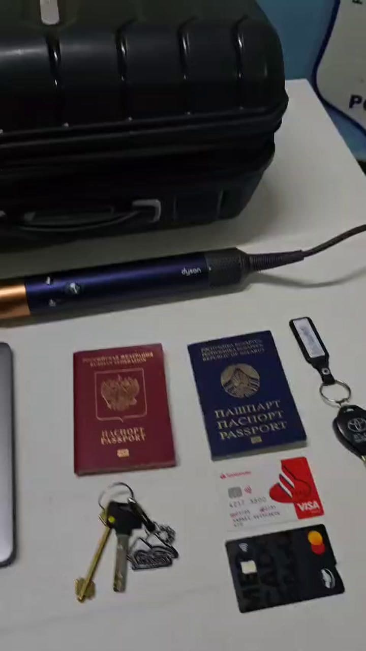 Las objetos que intentaron robar