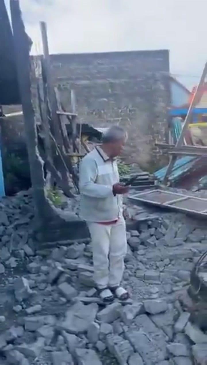 Hubo casas destruidas como consecuencia del sismo