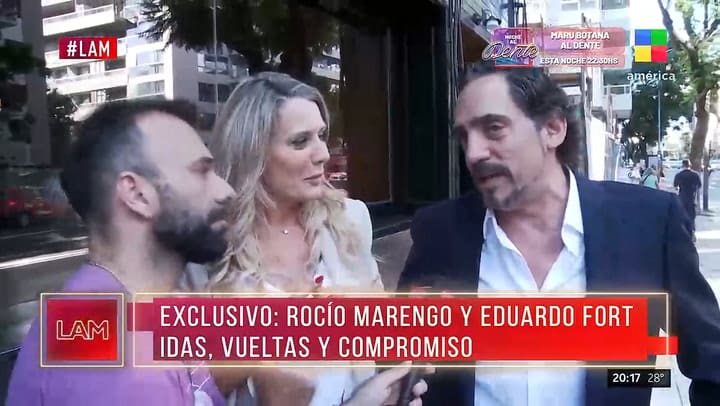 Eduardo Fort aclaro como esta su relacion con Rocio Marengo