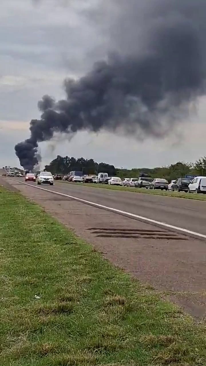 Otro video del incidente en Ruta 14