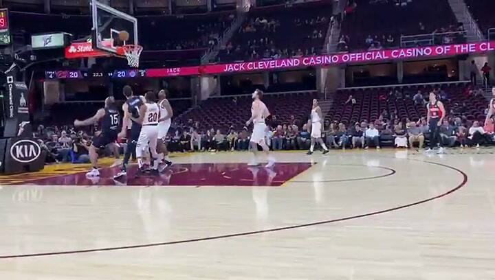 El primer cuarto finalizó con el Ciclón a la cabeza - Fuente: @SanLorenzo