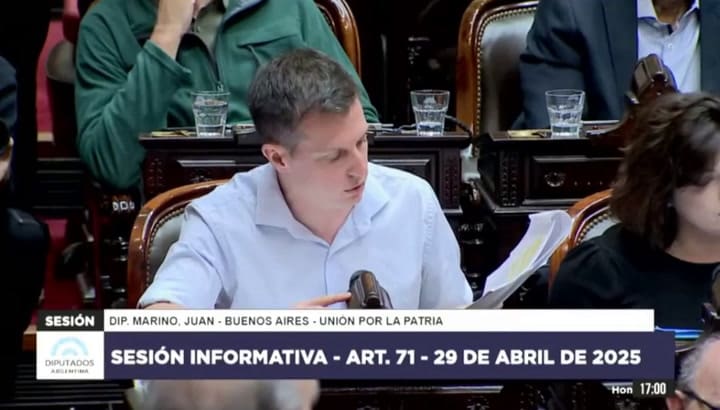 La supuesta confusión de Francos entre Juan Carlos Blumberg y la agencia de noticias Bloomberg