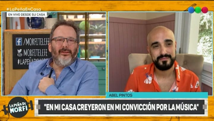 Abel Pintos contó cómo vive su futura paternidad en cuarentena - Fuente: Telefe