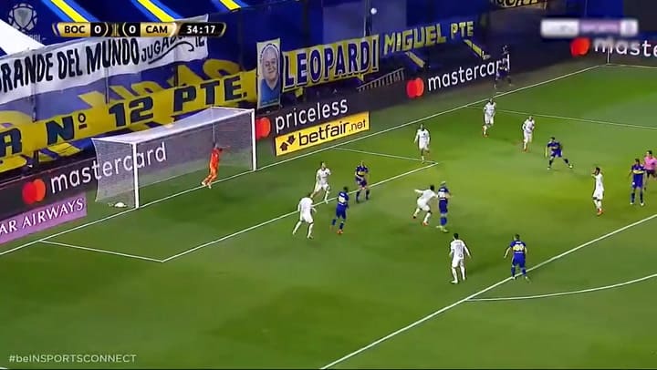 CONMEBOL Libertadores - Revisión VAR - Boca Juniors vs Atlético Mineiro - Minuto 34