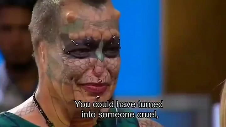 Una de las entrevistas que realizó