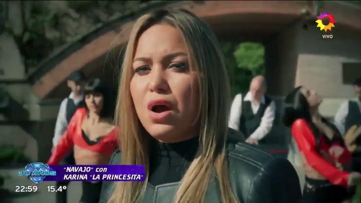 Navajo' cantó con Karina 'La Princesita' - Fuente: eltrece